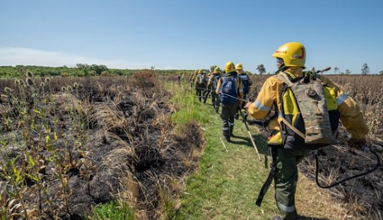 Nación incorporó brigadistas para fortalecer la prevención y combate de incendios en la Patagonia
