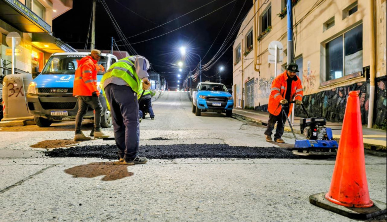 Ushuaia intensifica el programa de recuperación vial y la puesta en valor del espacio público