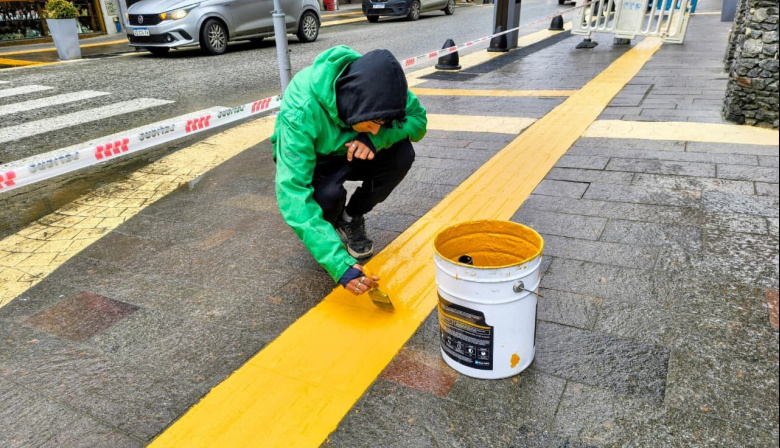 El Municipio avanza con la puesta en valor de la zona centrica y realiza tareas de mantenimiento urbano