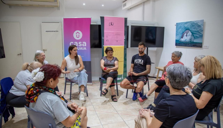 La Casa Ushuaia en Buenos Aires cerró el ciclo de talleres para jubilados y jubiladas