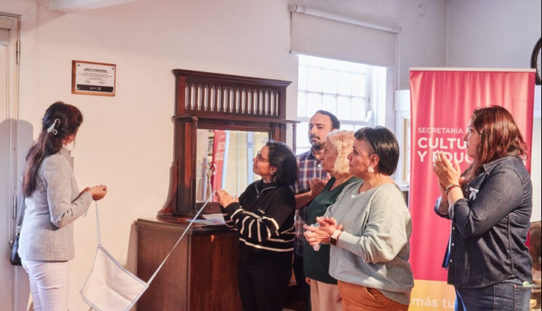 Descubrieron una placa en homenaje al arquitecto Leonardo Luis Lupiano