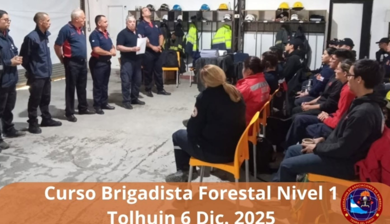 Capacitación: Inició en Tolhuin el Curso Brigadista Forestal Nivel 1