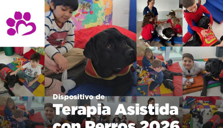 El Municipio abre las inscripciones para el dispositivo de tereapia asistida con perros 2026