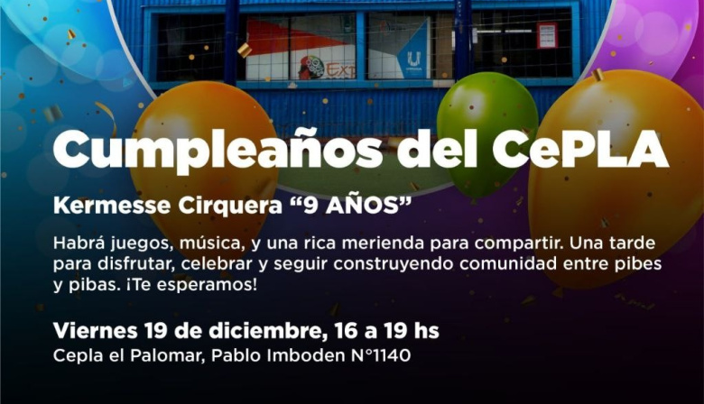 El CePLA celebra su 9° aniversario con una kermesse abierta a la comunidad