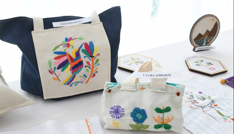 El arte del bordado se exhibe en el CCNA