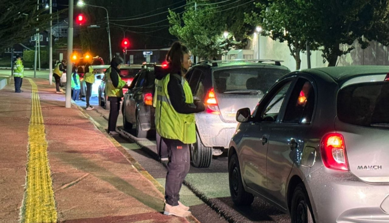 La Municipalidad realizó controles de tránsito durante la madrugada del domingo
