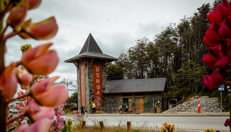 Atención para turistas: Avanza la construcción de la oficina en el ingreso a Ushuaia