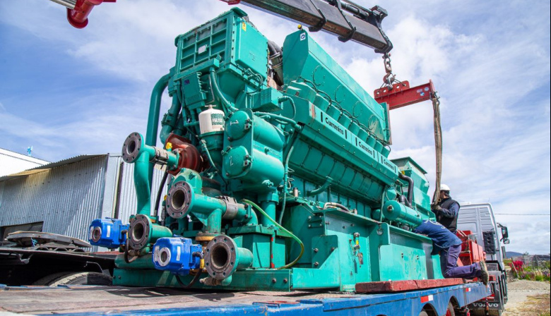 La DPE inició el traslado de un equipo generador de Tolhuin