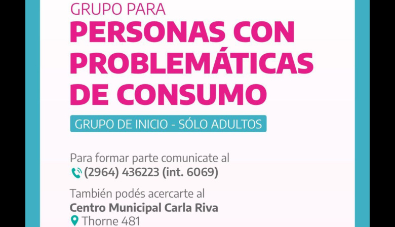 En Río Grande recuerdan la existencia para el acompañamiento de personas con consumo problemático