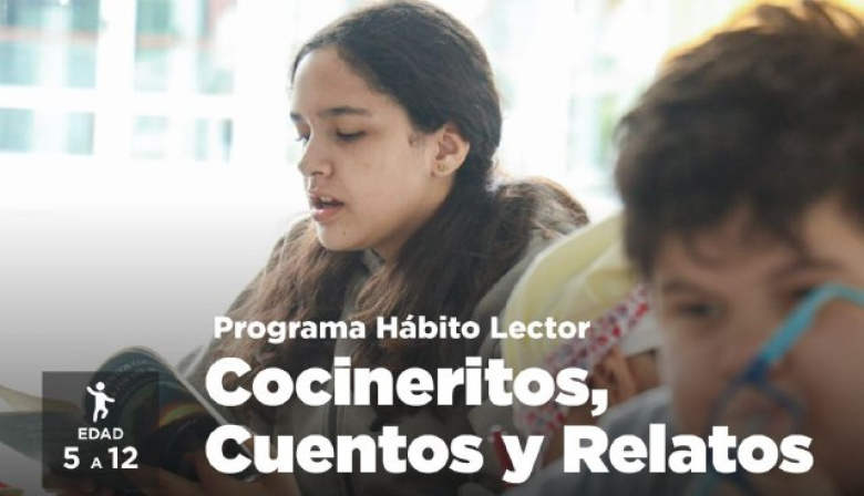 La Municipalidad abre las inscripciones al programa "Hábito lector: Cocineritos, cuentos y relatos"