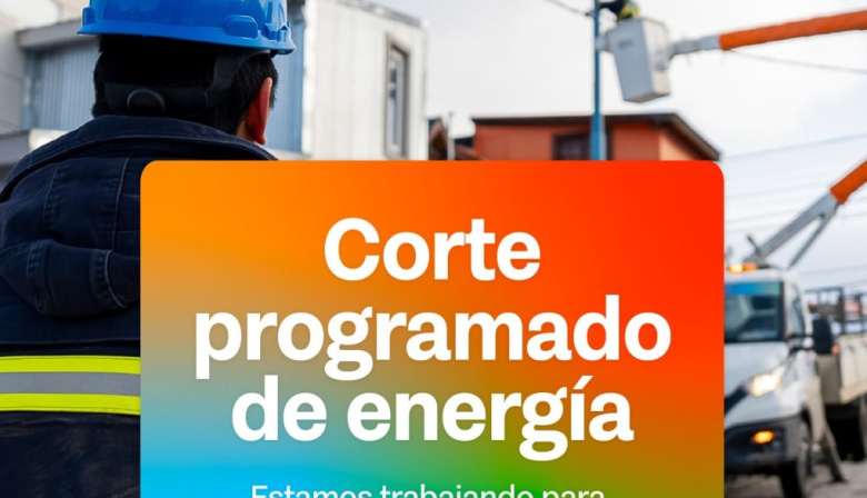 Anuncian corte de energía para este miércoles