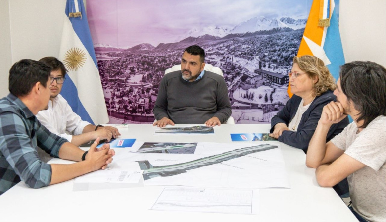 Ushuaia avanza con una obra clave para transformar la avenida Perito Moreno