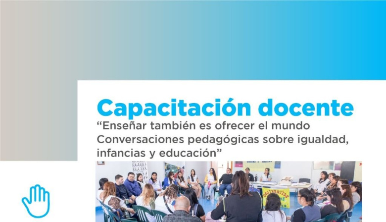 El Municipio impulsará una capacitación docente en el CePLA "El Palomar" este jueves 9 y sábado 11