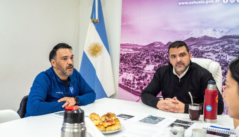 Vuoto recibió representantes de AATEDyC y analizaron proyectos para fortalecer la actividad deportiva