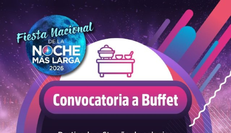 Lanzan la convocatoria para los buffet que quieran vender en "La Fiesta Nacional de la Noche Más Larga"