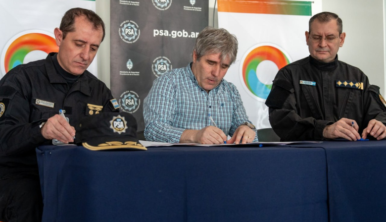 La Provincia y la PSA avanzan en acciones conjuntas para fortalecer la seguridad aeroportuaria