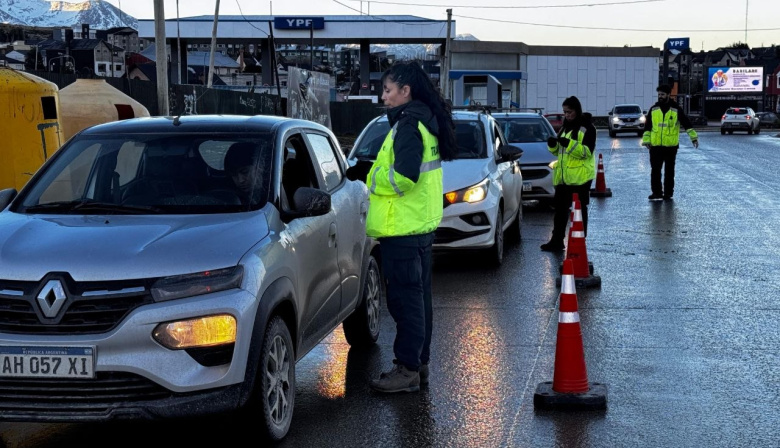 Tránsito municipal realizó controles preventivos en distintos puntos de Ushuaia