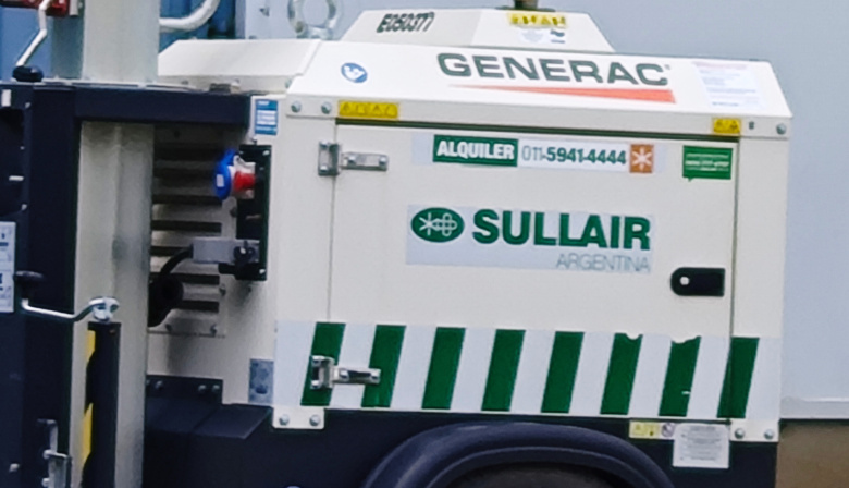 Contratación directa de Sullair por U$D 153 mil para horas de generación eléctrica en Ushuaia