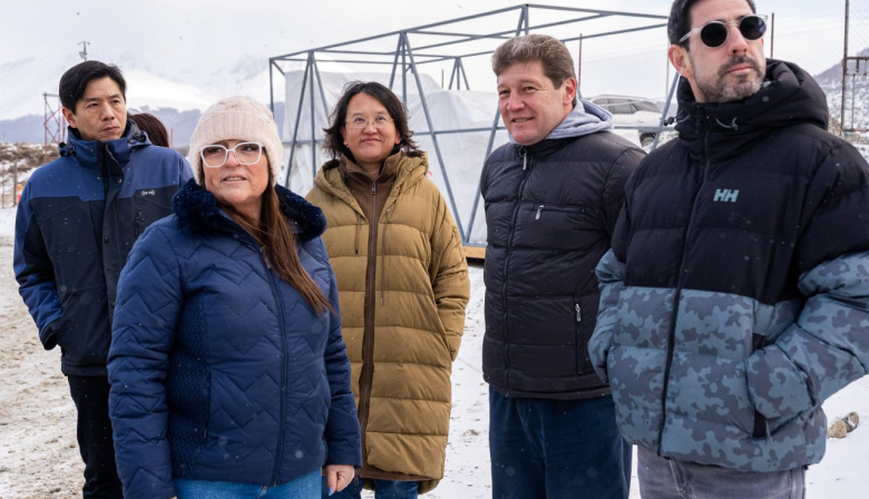 Melella volvió a ejercer el Ejecutivo y recorrió el predio donde se construirá la nueva usina
