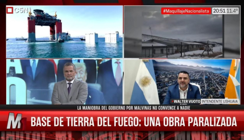 Vuoto: "Estamos a fovor de una base naval integrada, pero tiene que estar al servicio de los intereses nacionales"