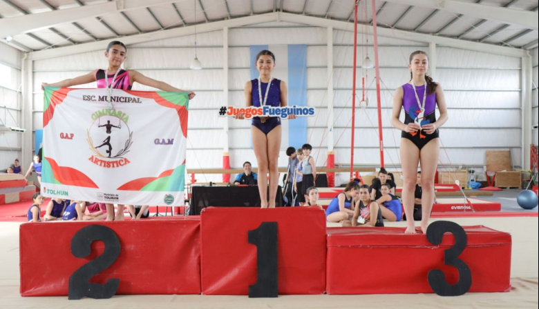La gimnasia artística tuvo su final provincial en Río Grande