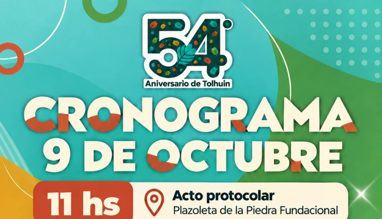 Tolhuin celebrará su 54° aniversario este 9 de octubre