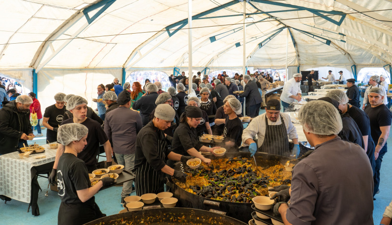 Gastronomía del Sur realizará su tradicional paella para 15.000 personas