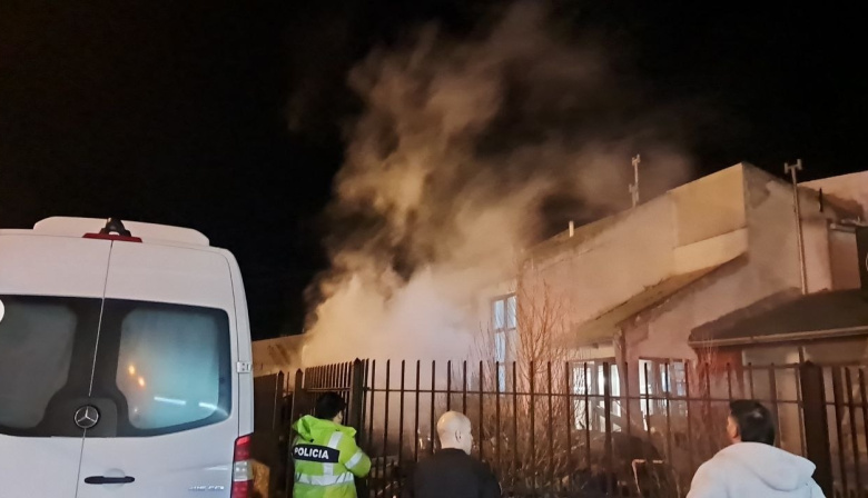 Principio de incendio en un galpón de Río Grande movilizó a los servicios de emergencia