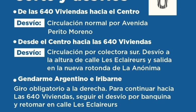 Obras del Paseo Costero: la municipalidad informó cambios de circulación