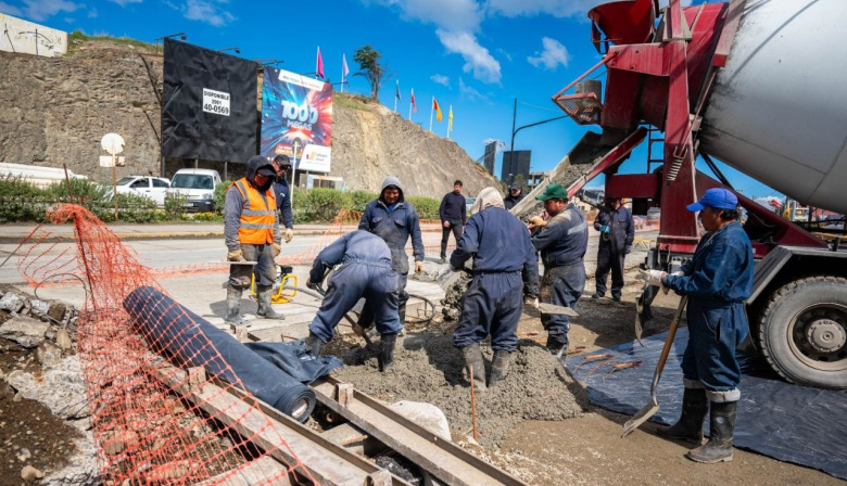 El Municipio avanza con obras en distintos sectores de Ushuaia