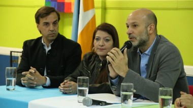 Bocchicchio encabezó la presentación del Espacio de Concertación Social 