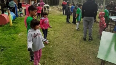 Se realizó una nueva edición de "Jugando en el Barrio" en el barrio Dos Banderas