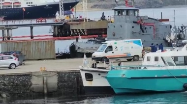 Cuatro personas se lesionaron en un choque entre embarcaciones de la Armada