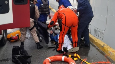 Prefectura rescató a un tripulante de un crucero