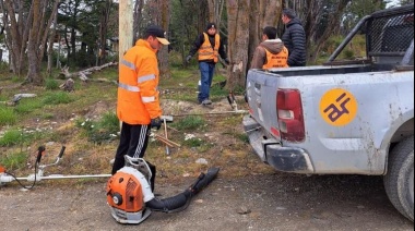 Ushuaia realizó una jornada embellecimiento y recolección de residuos voluminosos