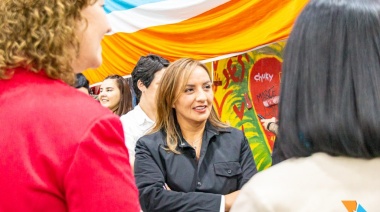 Andrea Freites acompañó a la comunidad educativa del colegio Los Andes