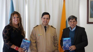 Pino recibió a la nueva autoridad de Prefectura para fortalecer relaciones institucionales