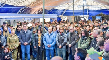 La Carpa de la Dignidad simboliza “la memoria permanente de los héroes que quedaron en nuestras Islas”