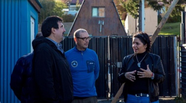 Yésica Garay recorrió Defensa Civil con el subsecretario nacional Sergio Barrionuevo