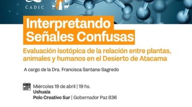 Se desarrollará el IV Taller de Arqueología e Isótopos estables en el sur de Sudamérica