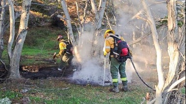 Se extinguió un nuevo foco de incendio en cercanía de la Reserva Provincial Playa Larga