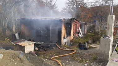 Incendio en una vivienda del Barrio 11 de noviembre