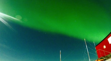 Las auroras regresaron a Belgrano II