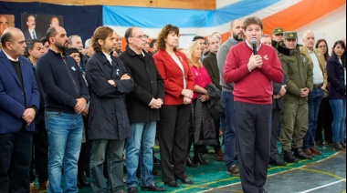 “Lo más lindo que tenemos es nuestro pueblo, solidario, emprendedor, con ganas de crecer y de avanzar”