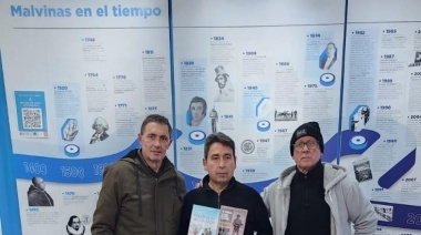 El Secretario de Asuntos de Malvinas recibió al escritor Carlos Alberto González