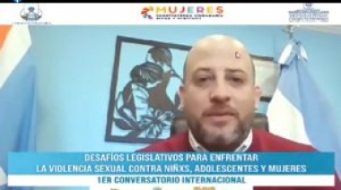 Trentino participó de conversatorio internacional sobre violencia sexual