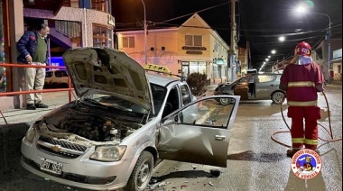 Tres personas resultaron heridas en una violenta colisión