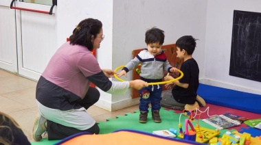 Se realizó el taller de estimulación del lenguaje en la zona de crianza comunitaria del municipio de Ushuaia