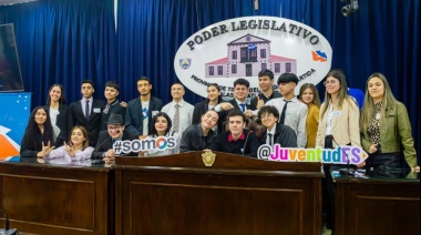Se llevó adelante una nueva sesión legislativa del Parlamento Juvenil del Mercosur