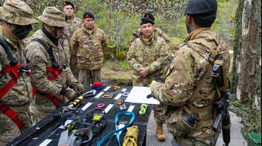 Las Fuerzas Armadas efectuaron por primera vez actividades de adiestramiento conjunto en Tolhuin